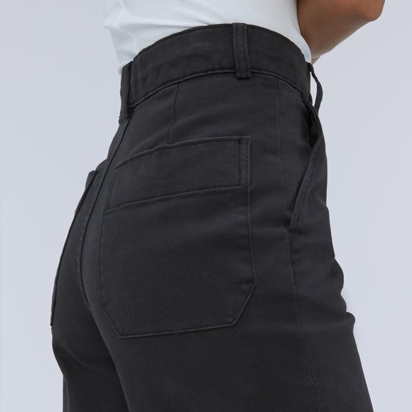 Everlane The Organic Wide-Leg Pant - Picture 3 of 14